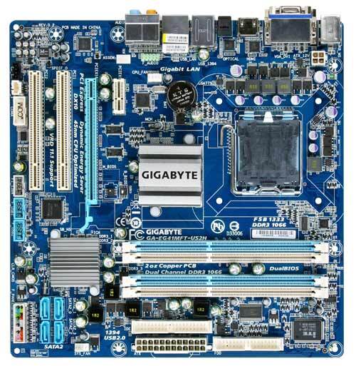 Gigabyte ga eg41mft us2h подключение