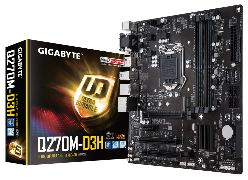 GA-Q270M-D3H (rev. 1.0) Key Features | Motherboard - GIGABYTE ...