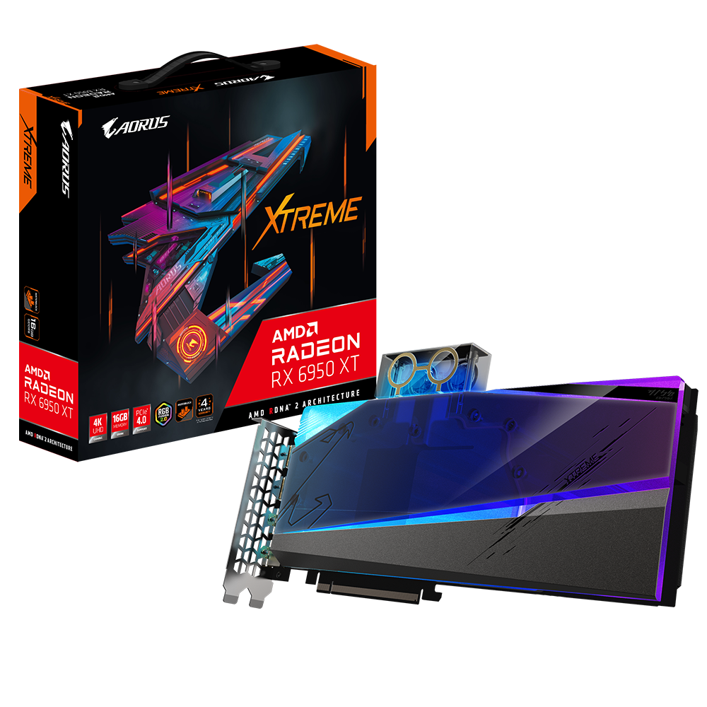 AORUS Radeon™ RX 6950 XT XTREME WATERFORCE WB 16G