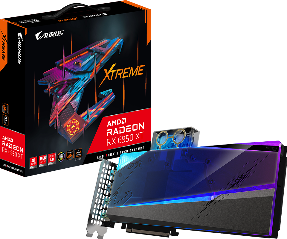 AORUS Radeon RX 6950 XT XTREME WATERFORCE WB 16G