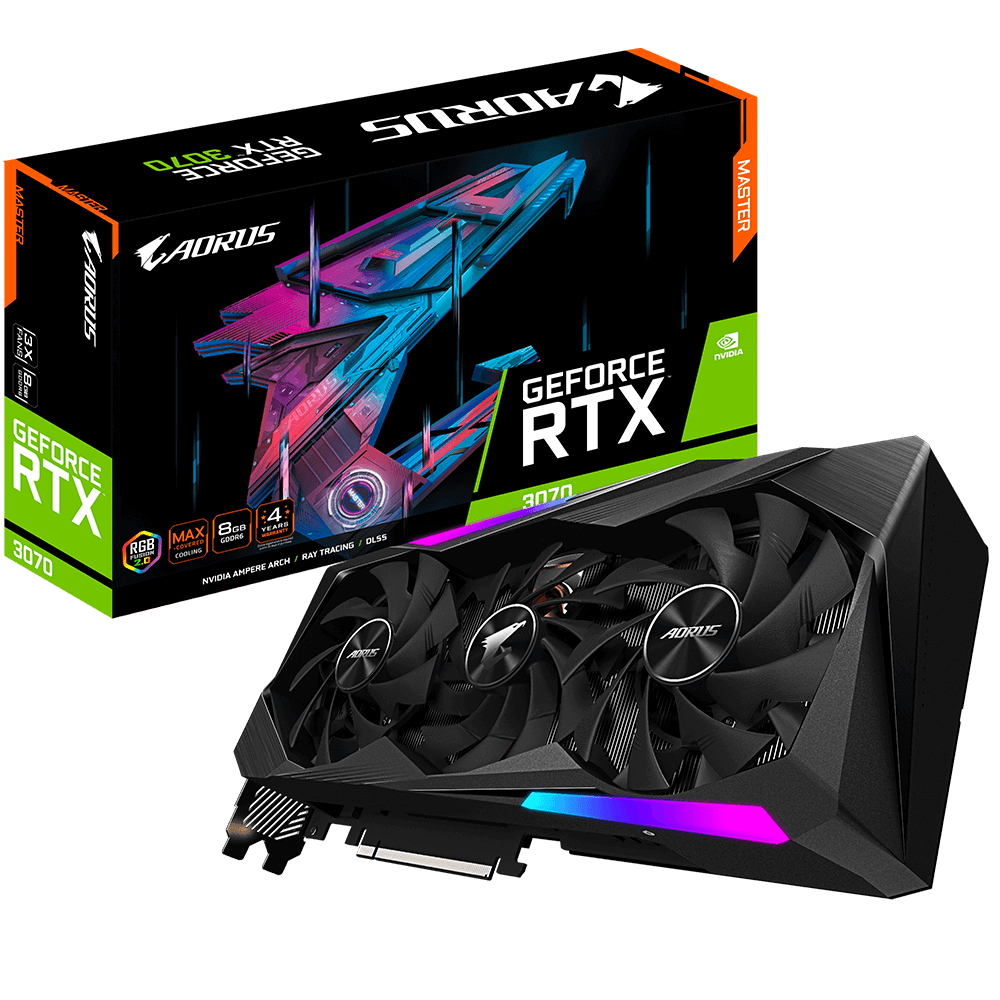 AORUS GeForce RTX 3070 MASTER 8G rev. 2.0 Key Features