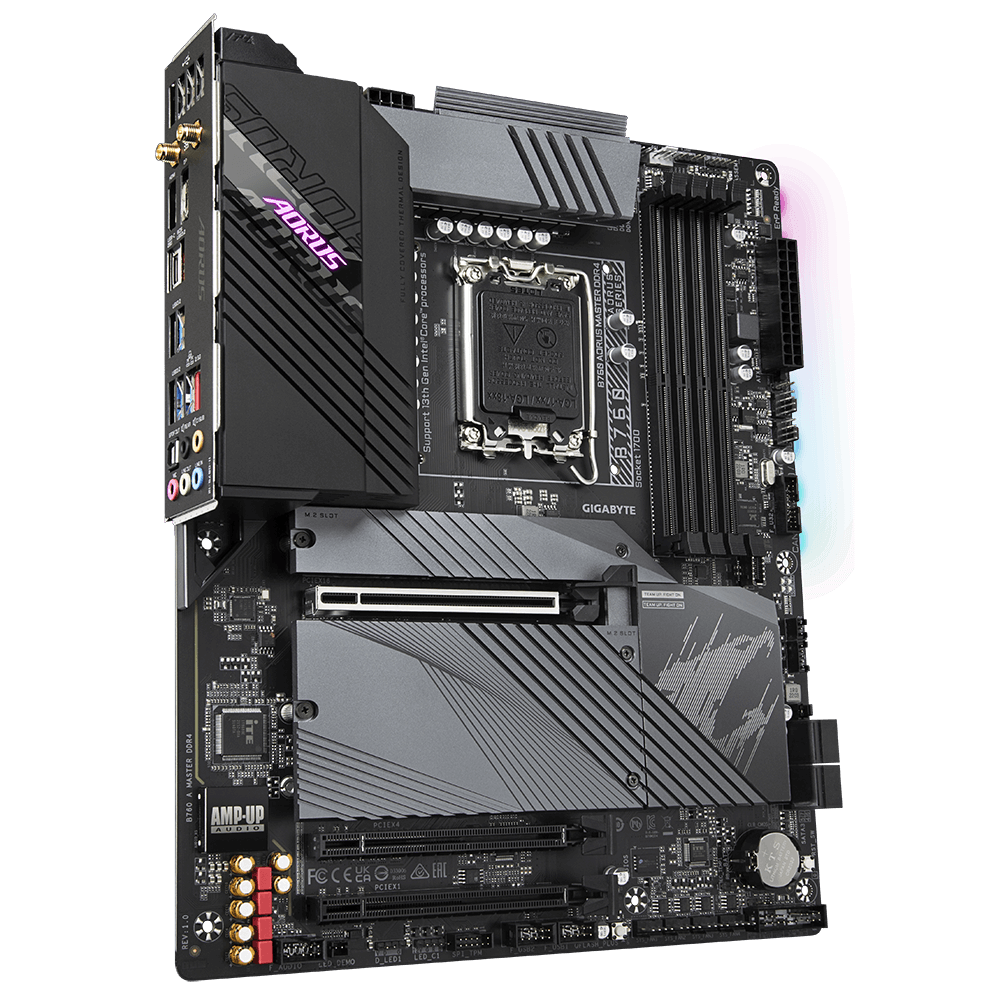 GIGABYTE B760 Gaming X AX (LGA 1700/ Intel/ B760/ ATX/DDR5/ M.2/ PCIe 4.0/  USB 3.2 Gen2X2 Type-C/AMD WiFi 6E/ 2.5GbE LAN/Q-Flash Plus/PCIe