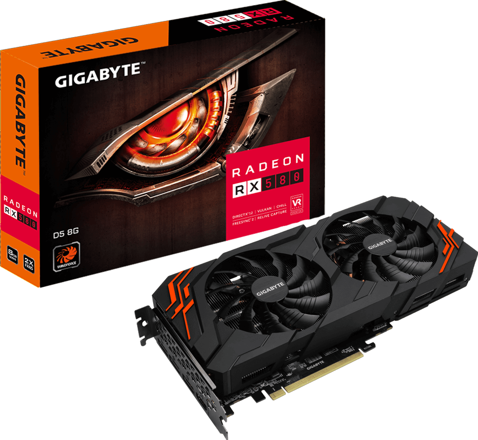 Graphics Card - Radeon™ RX 580 D5 8G