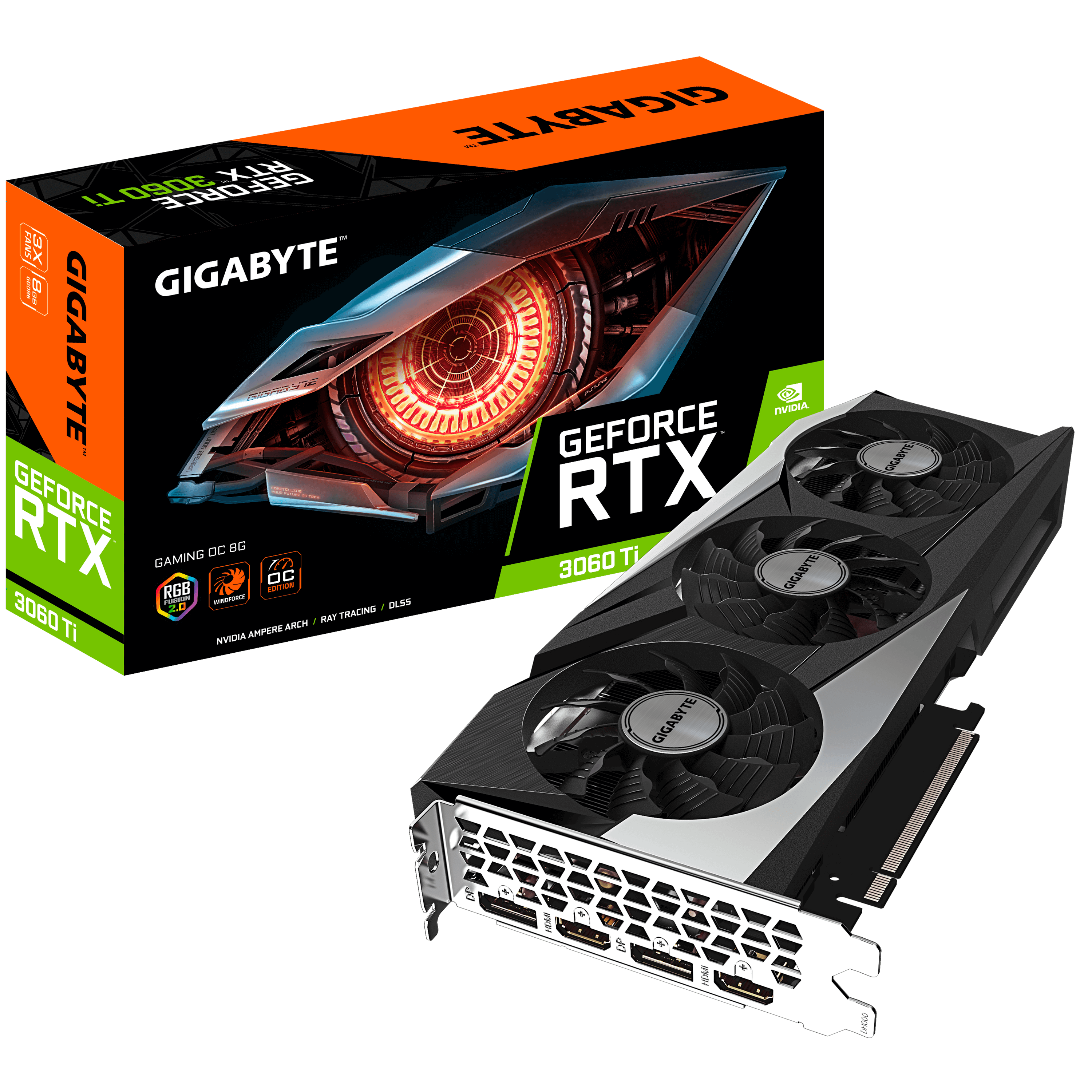 GeForce RTX™ 3060 Ti GAMING OC 8G (rev. 1.0) 主な特徴 | グラフィックスカード - GIGABYTE  Japan