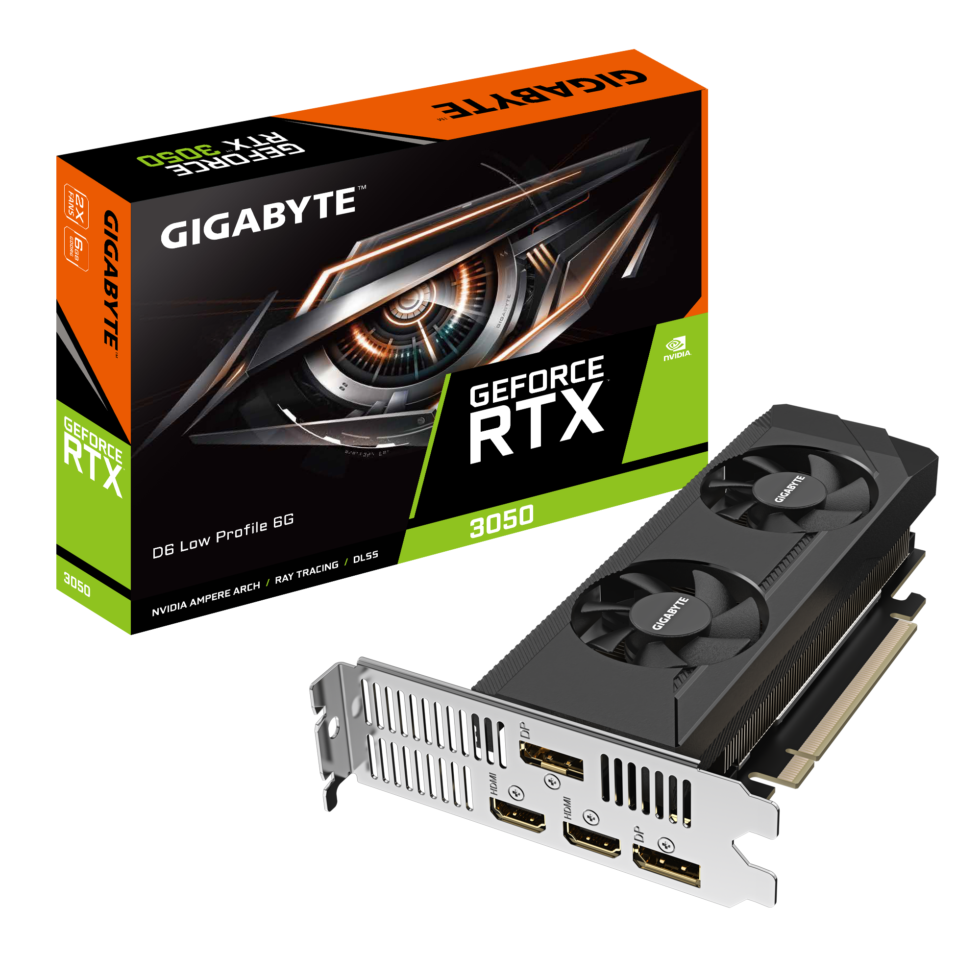 GeForce RTX™ 3050 D6 Low Profile 6G