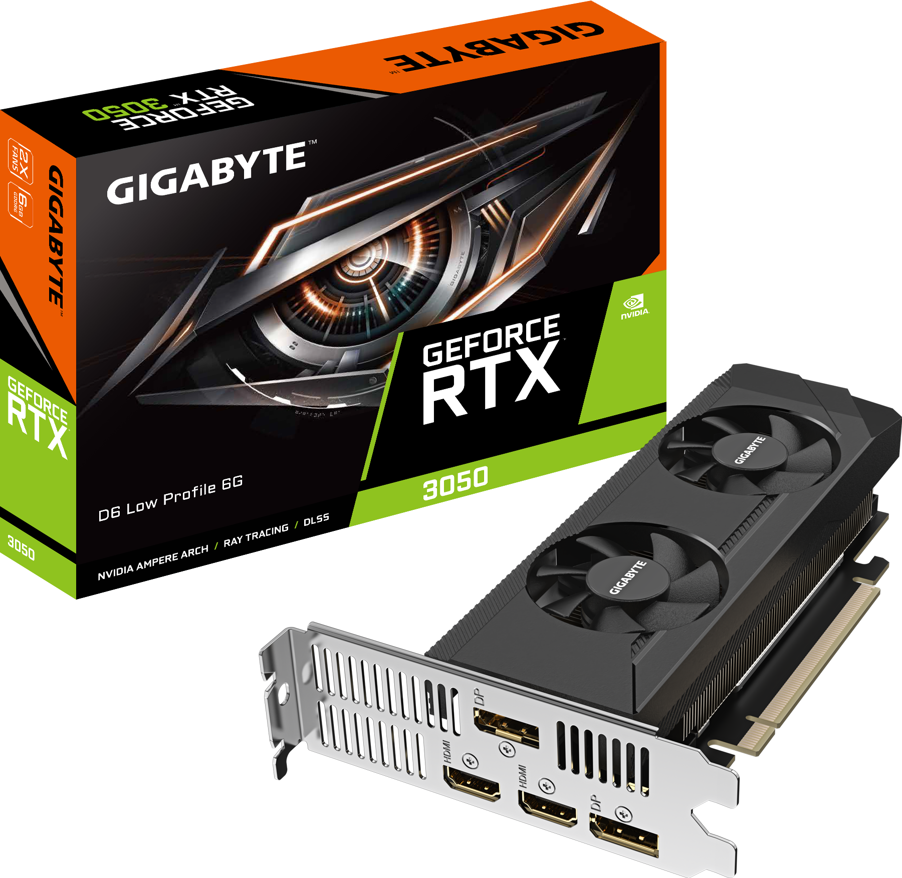 GeForce RTX 3050 D6 Low Profile 6G