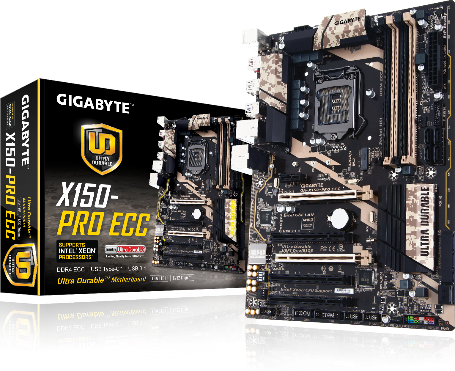 Tarjetas Madre - GA-X150-PRO ECC