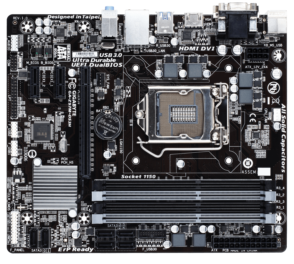 GA-Z97M-DS3H (rev. 1.0) Overview | Motherboard - GIGABYTE Israel