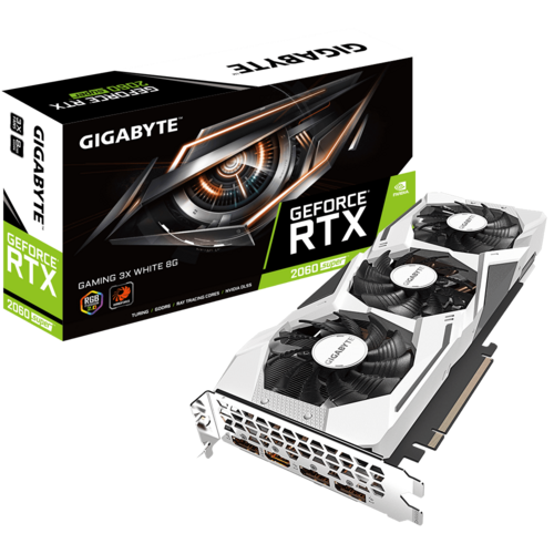 GeForce® RTX 2060 SUPER™ GAMING 3X WHITE 8G (rev. 2.0) - Karty graficzne