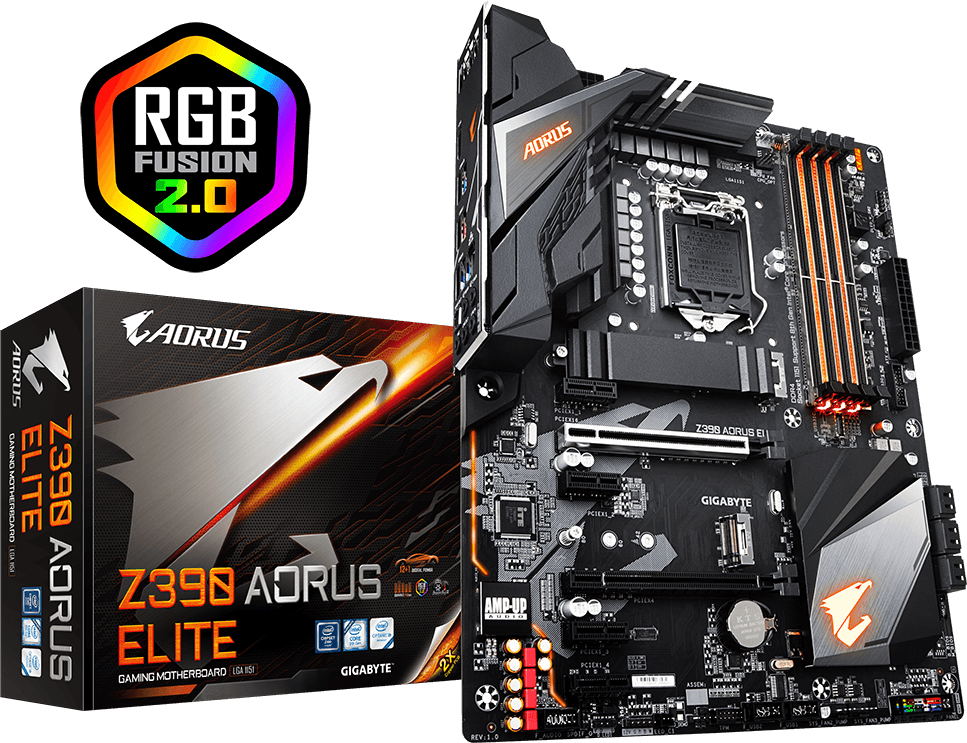 CPU GIGABYTE Z390 AORUS ELITE + i7-9700K Z390 AORUS ELITE (Rev. 1.0) - GIGABYTE U.S.A.