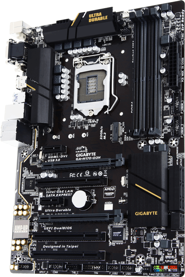 GA-H170-D3H (Rev. 1.0) マザーボード - GIGABYTE Japan
