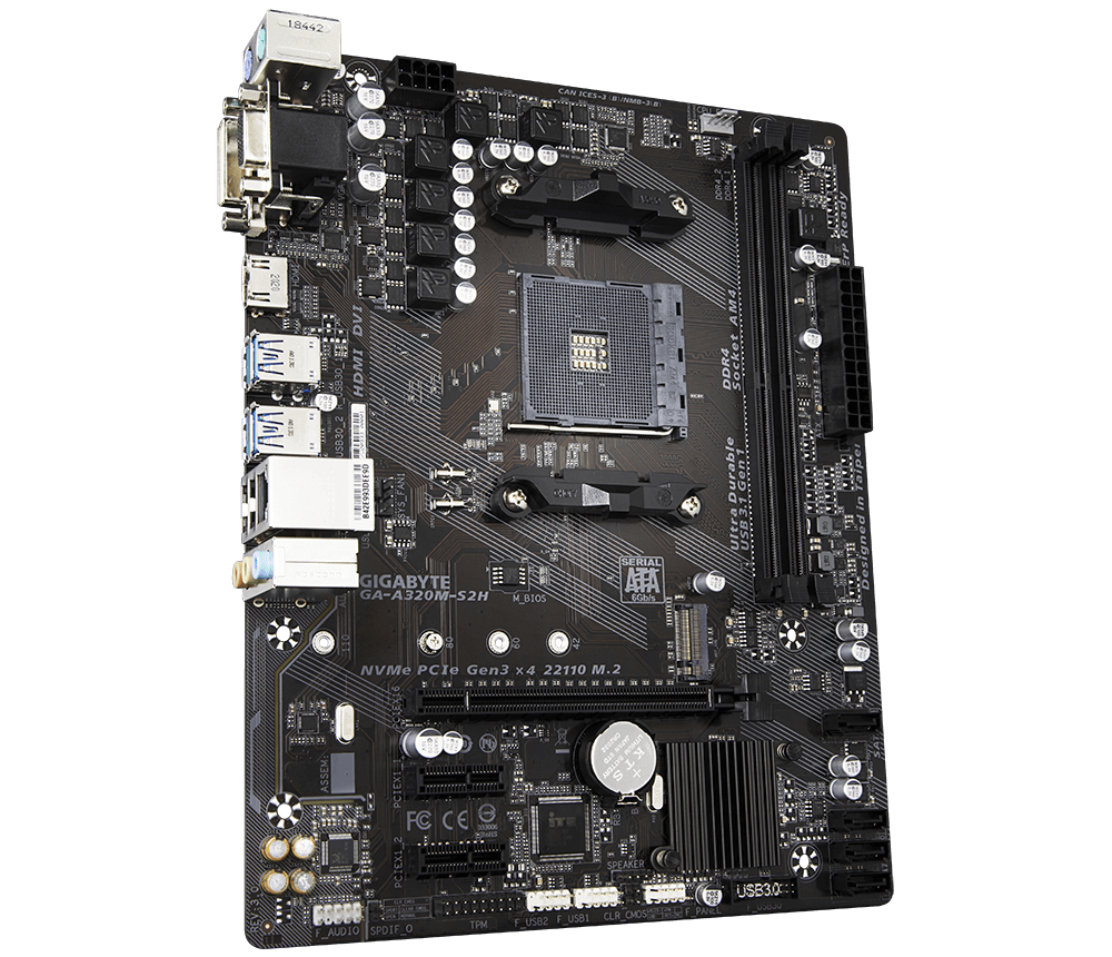 GA A320M S2H rev. 3.x Gallery Motherboard GIGABYTE