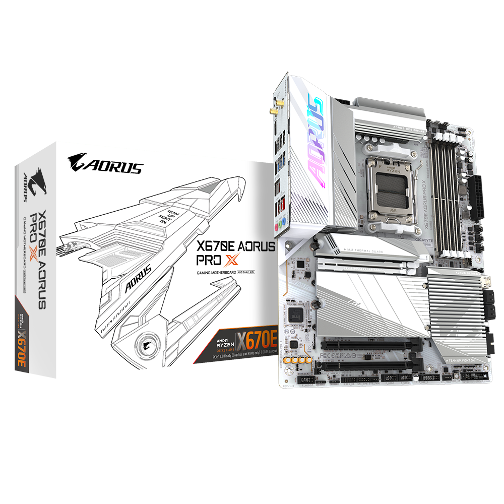 GIGABYTE Unveils Stylish White Motherboards on the AMD AM5