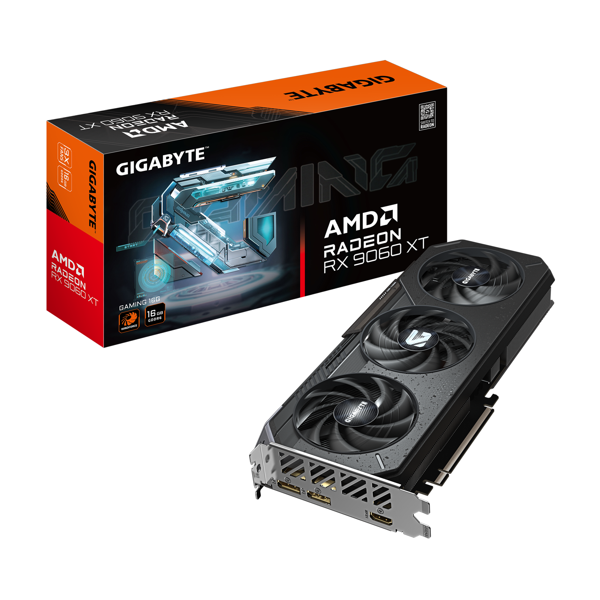 Radeon™ RX 9060 XT GAMING 16G｜AORUS - GIGABYTE India