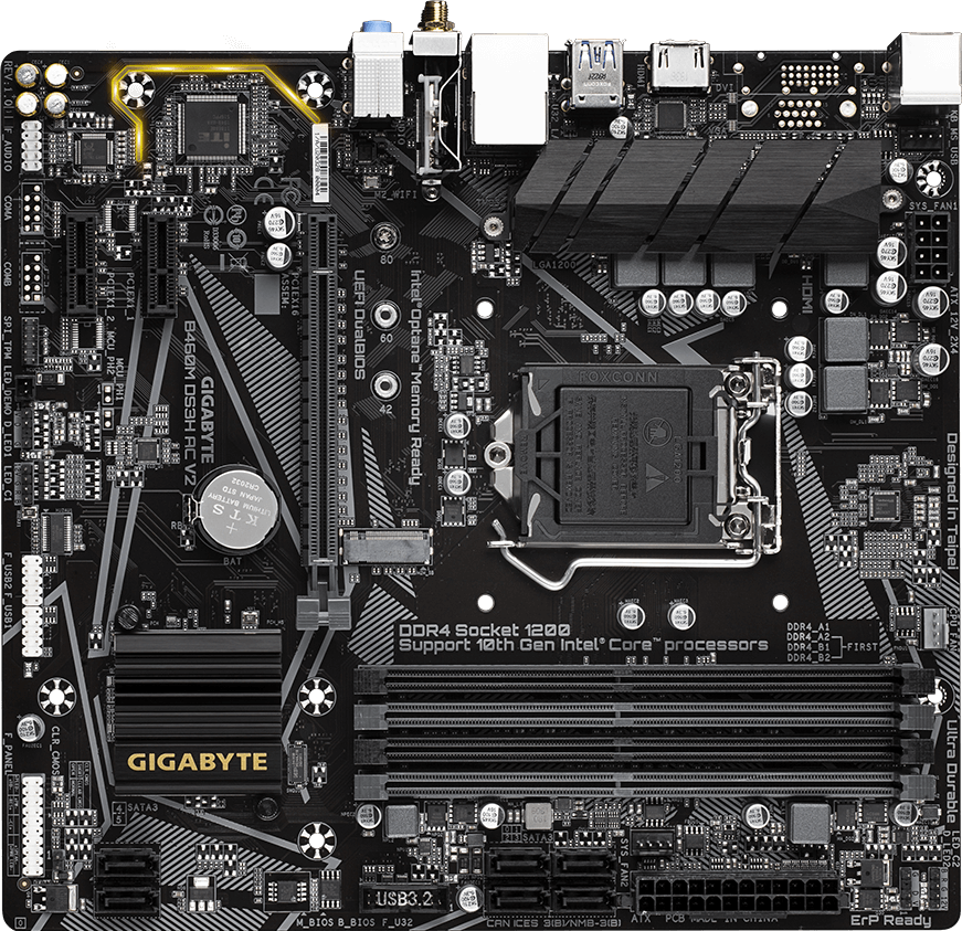 B460M DS3H AC V2 (Rev. 1.0) Motherboard - GIGABYTE U.S.A.