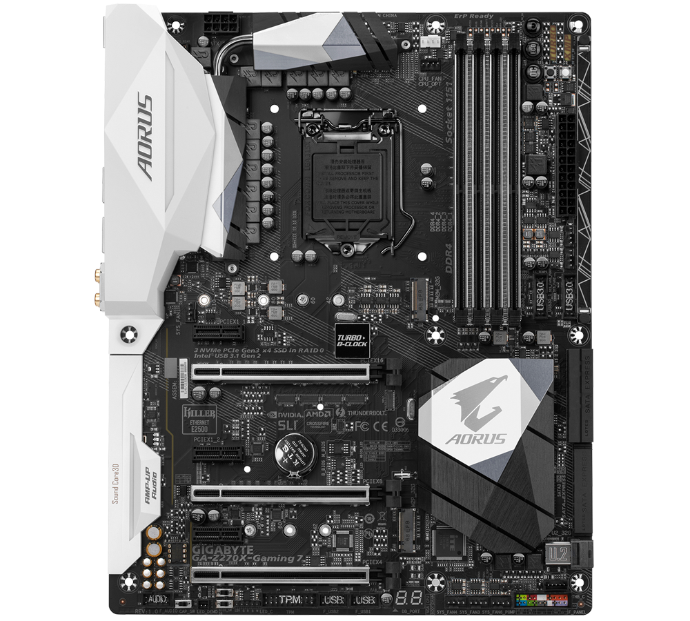 GA-Z270X-Gaming 7 (rev. 1.0) 主な特徴 | マザーボード