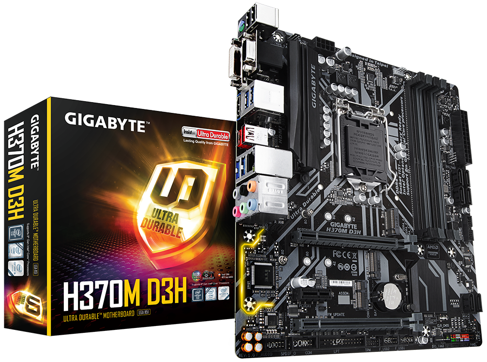 H370M D3H (rev. 1.0) Key Features | Motherboard - GIGABYTE Global