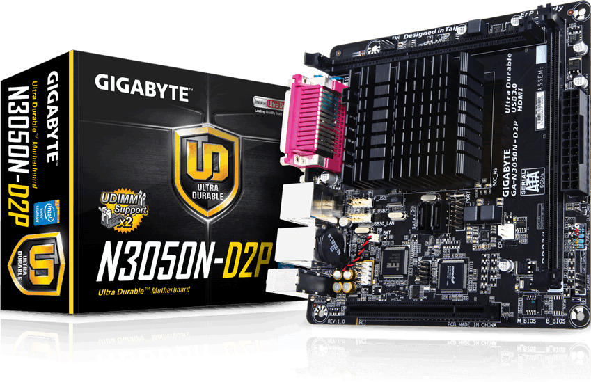Moederbord - GA-N3050N-D2P