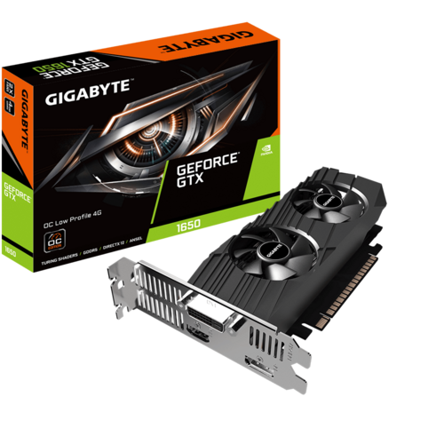 GeForce® GTX 1650 OC Low Profile 4G