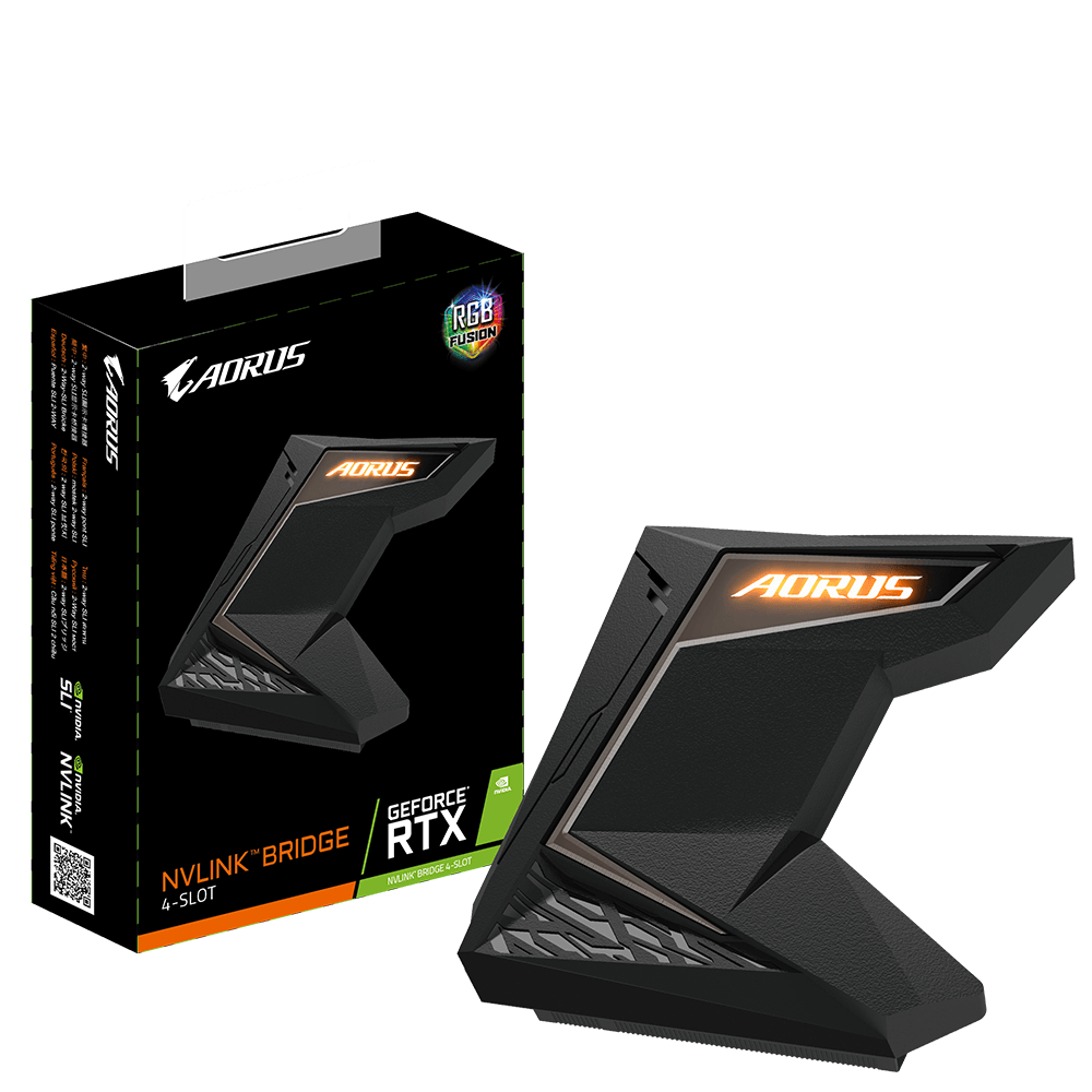 グラフィックボード・グラボ・ビデオカード AORUS NVLINK BRIDGE 4-SLOT AORUS NVLINK™ BRIDGE 4-Slot Key Features | Accessory