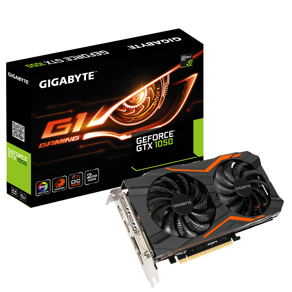 GeForce GTX 1050 G1 Gaming 2G Key Features Graphics Card