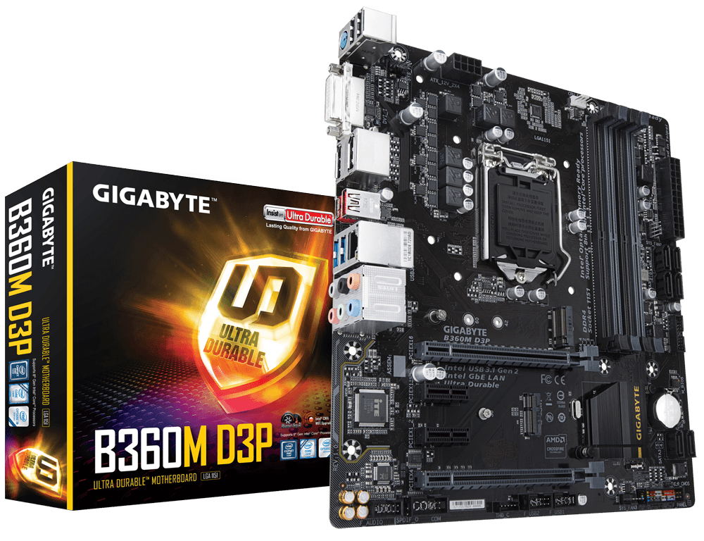 B360M D3P (rev. 1.0) Key Features | Motherboard - GIGABYTE Global