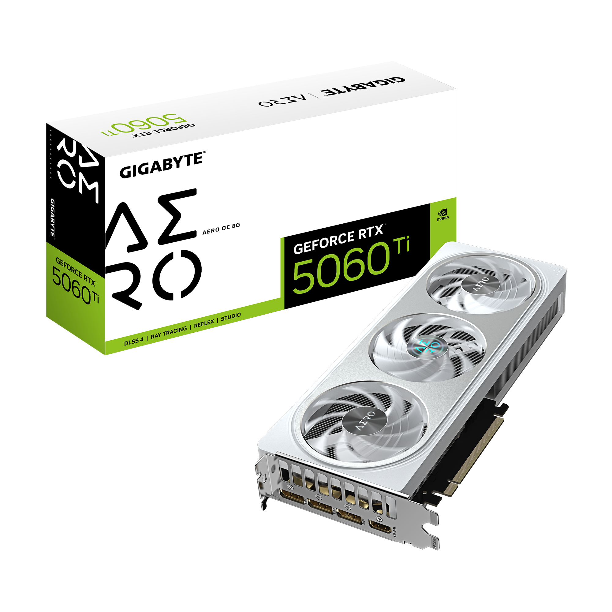 GeForce RTX™ 5060 Ti AERO OC 8G 主な特徴 | グラフィック GeForce RTX™ 5060 Ti AERO OC 8G 主な特徴 | グラフィック