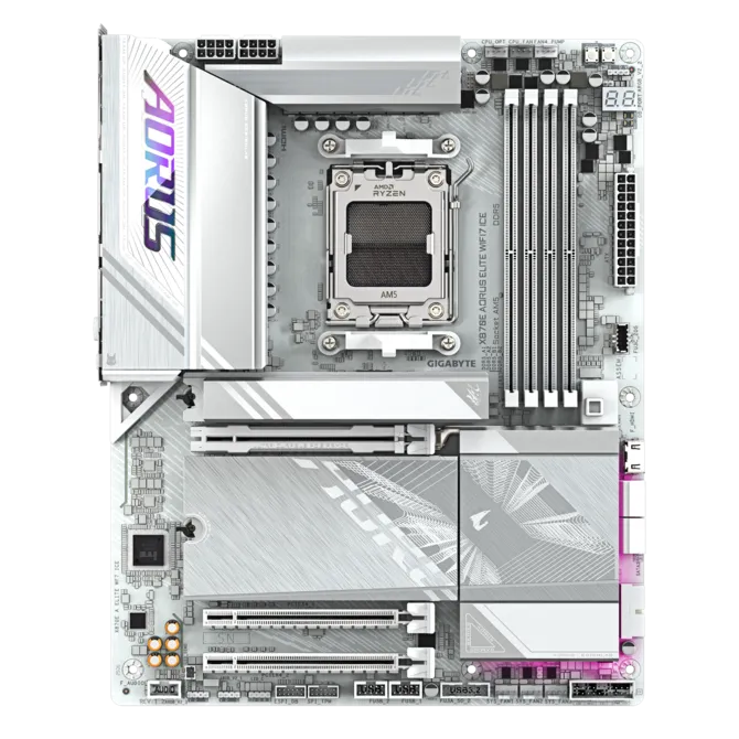 Gigabyte ga-x870e a elite wifi7 ice | am5 | atx | ddr5 | matična plošča