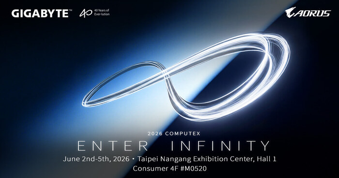 GIGABYTE Brings ENTER INFINITY to COMPUTEX 2026, Previewing Its AI Ecosystem and Immersive Computing Experiences