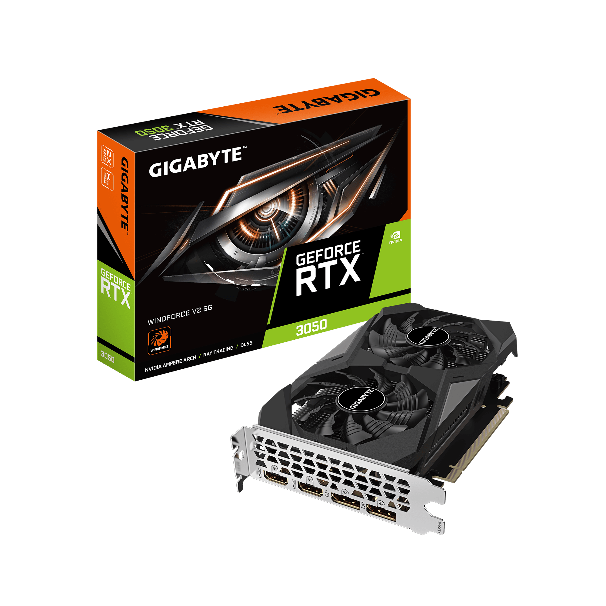 GeForce RTX™ 3050 WINDFORCE V2 6G