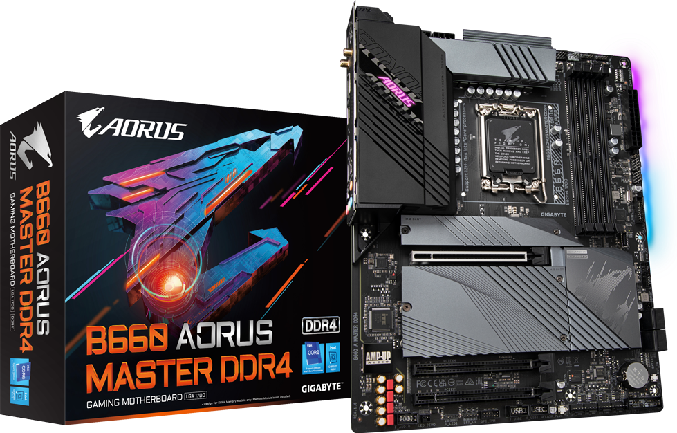 B660 AORUS MASTER DDR4 (Rev. 1.0) - GIGABYTE Global