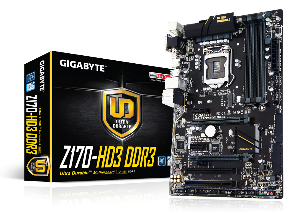 GA-Z170-HD3 DDR3 (rev. 1.0) Overview | Motherboard - GIGABYTE Global