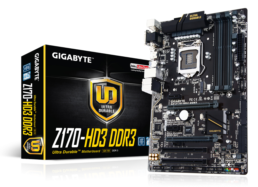 GA-Z170-HD3 DDR3 (rev. 1.0) フォトギャラリー | マザーボード - GIGABYTE Japan