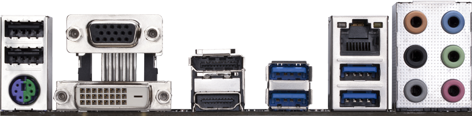 thumbnail image 2 of GIGABYTE GA-B250M-D3H LGA 1151 Micro ATX Motherboard – Intel B250, HDMI, DDR4 2 of 5