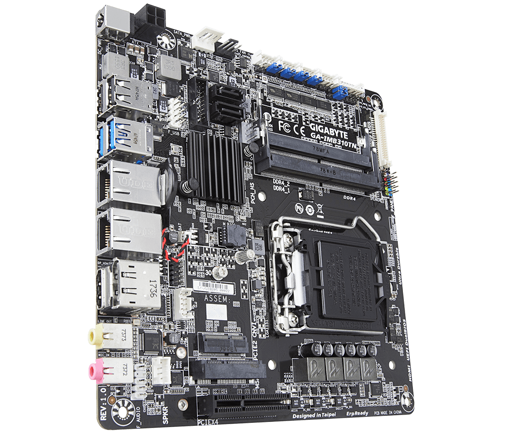 マザーボード GIGABYTE GA-H310TN GA-H310TN-CM (rev. 1.0) 概要 | マザーボード - GIGABYTE Japan