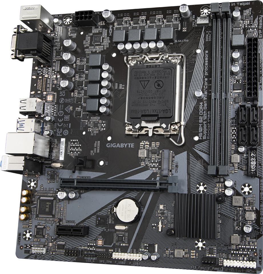 H610M S2 DDR4 (Rev. 1.2) Motherboard - GIGABYTE Global