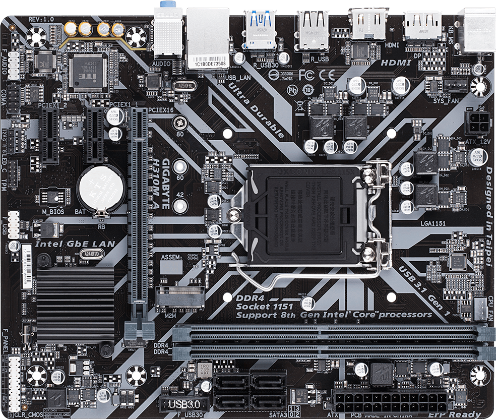 H310M A (Rev. 1.0) - GIGABYTE U.S.A.