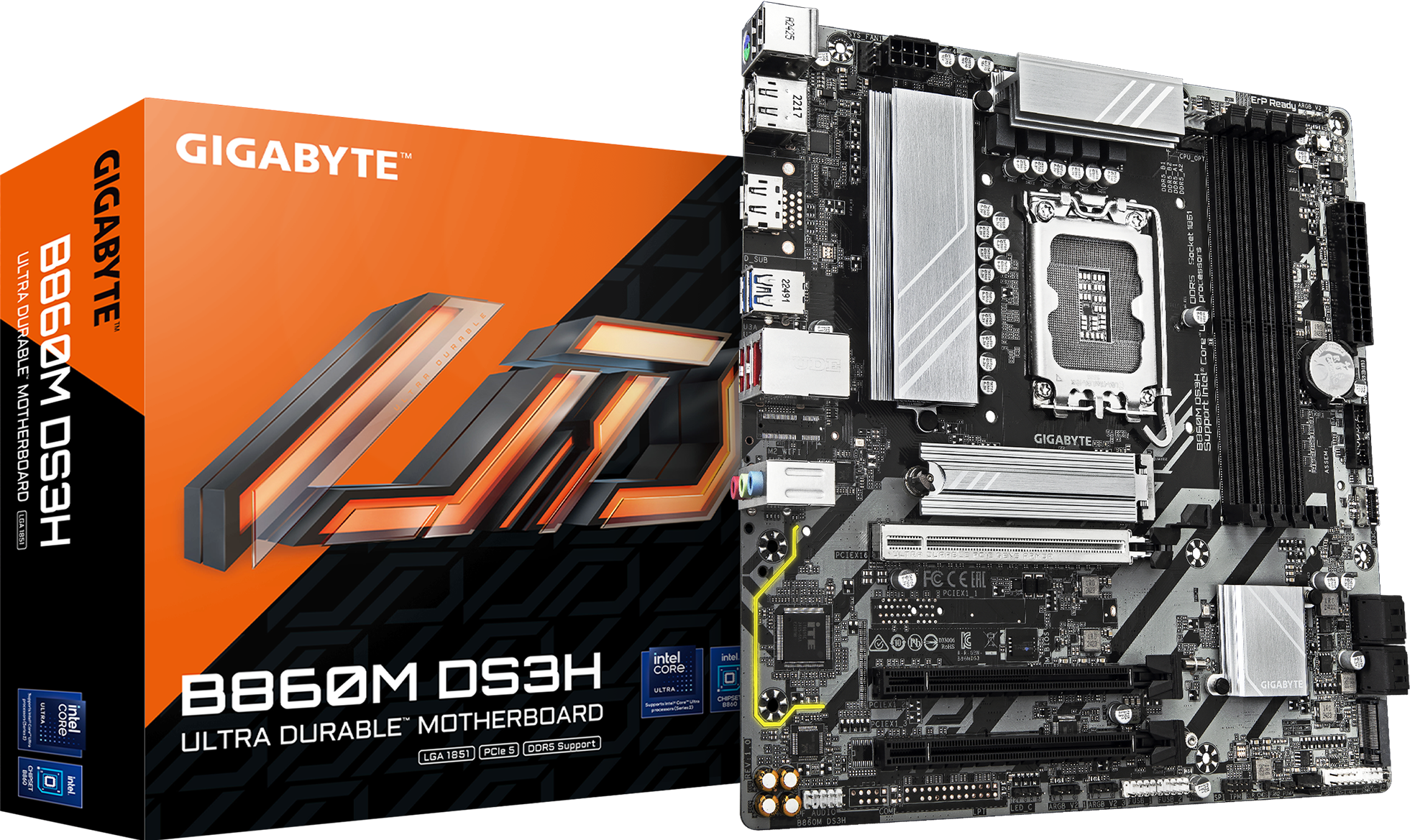 GIGABYTE B860 DS3H MB6664 ATXマザーボード 43245