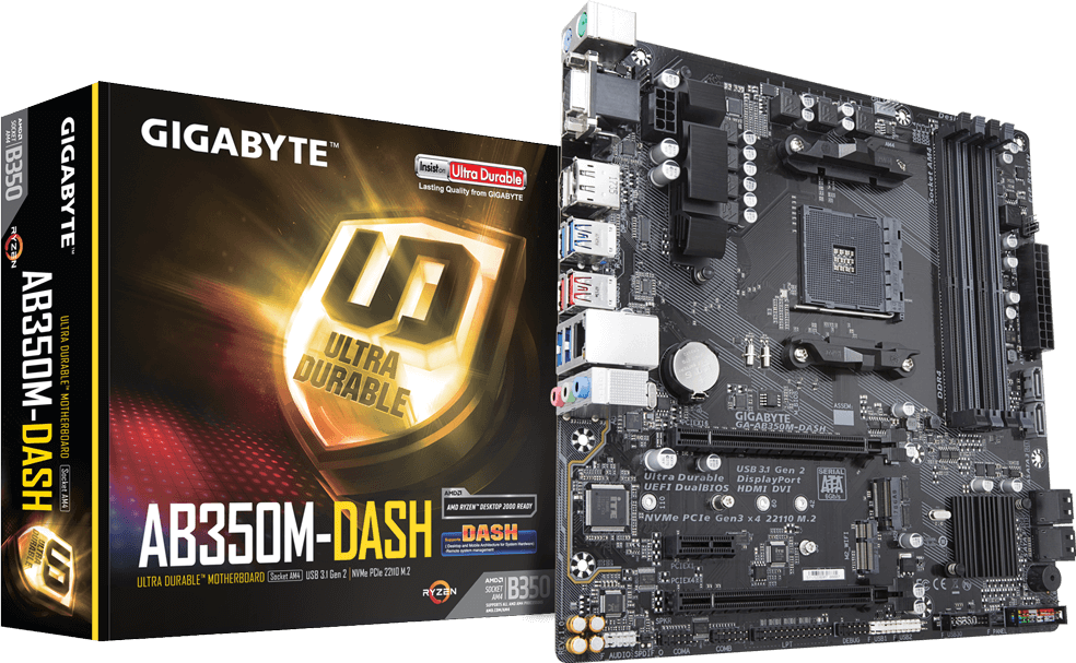 Moederbord - GA-AB350M-DASH