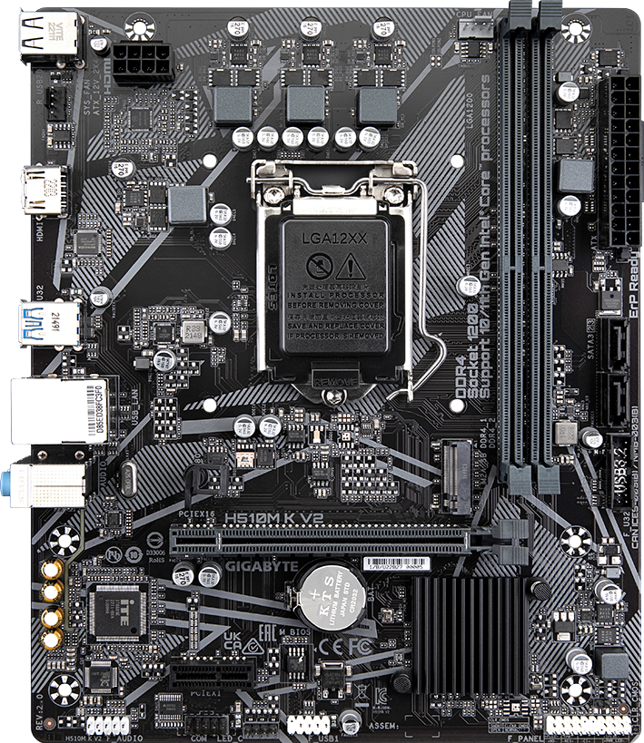 H510M K V2 (Rev. 2.0) マザーボード - GIGABYTE Japan