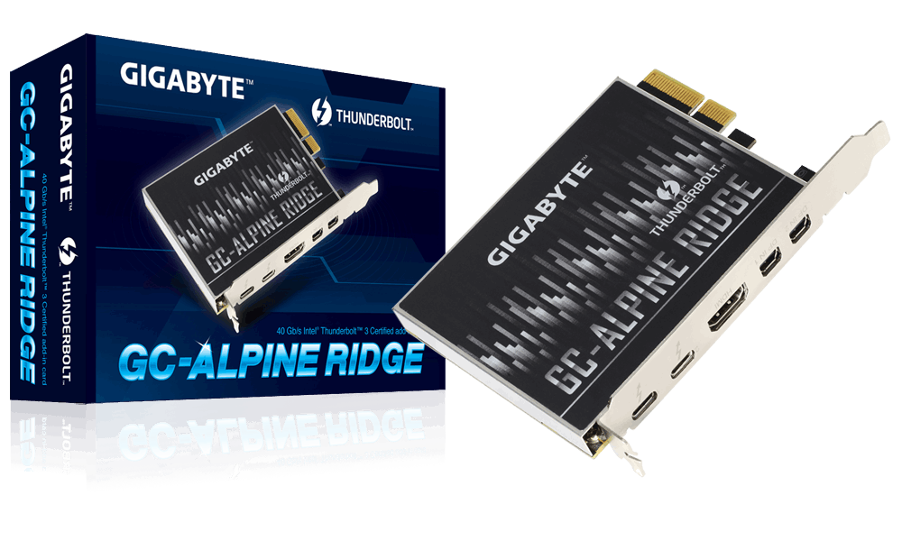 GC-ALPINE RIDGE (rev. 2.0) Übersicht | Mainboards - GIGABYTE Germany