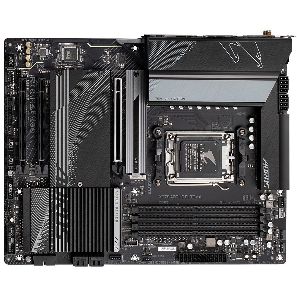 X670 AORUS ELITE AX (rev. 1.0/1.2) Gallery | Motherboard 