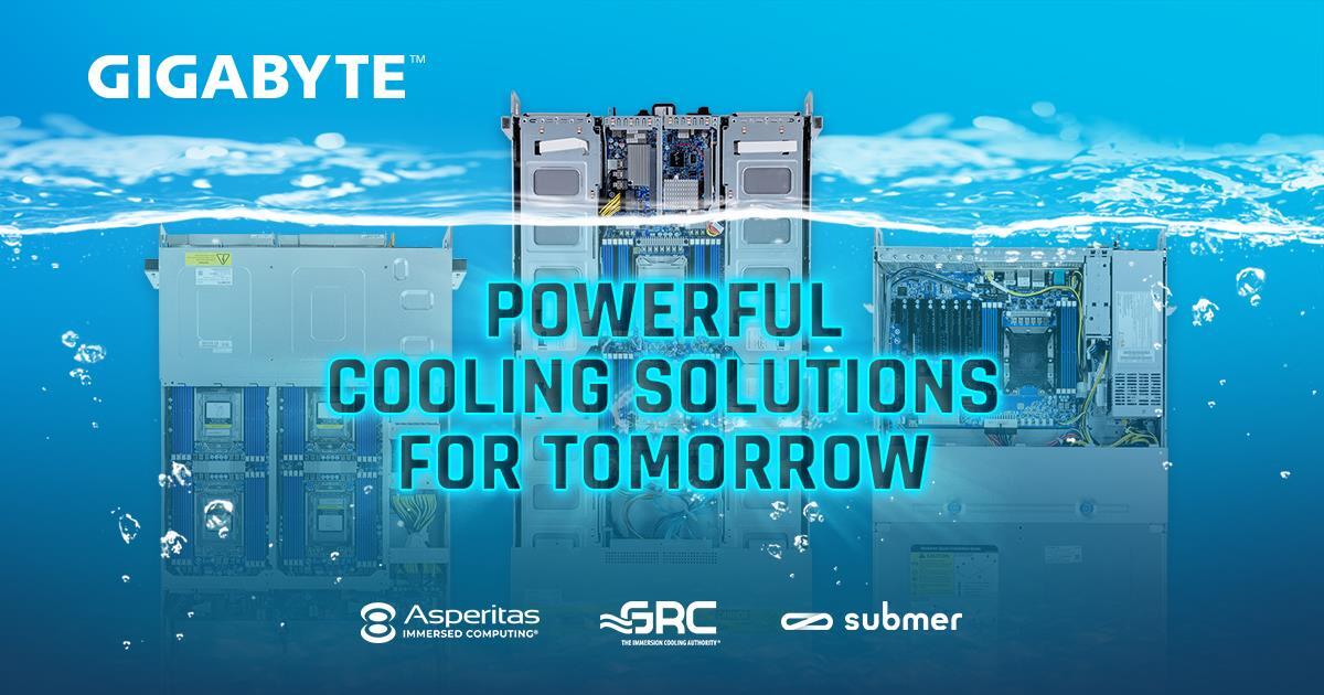 GIGABYTE Servers Compatible with Liquid Immersion Cooling Partners Offer Next Level Efficiency