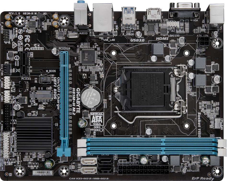 H81M-H M.2 (Rev. 1.0) Motherboard - GIGABYTE Global
