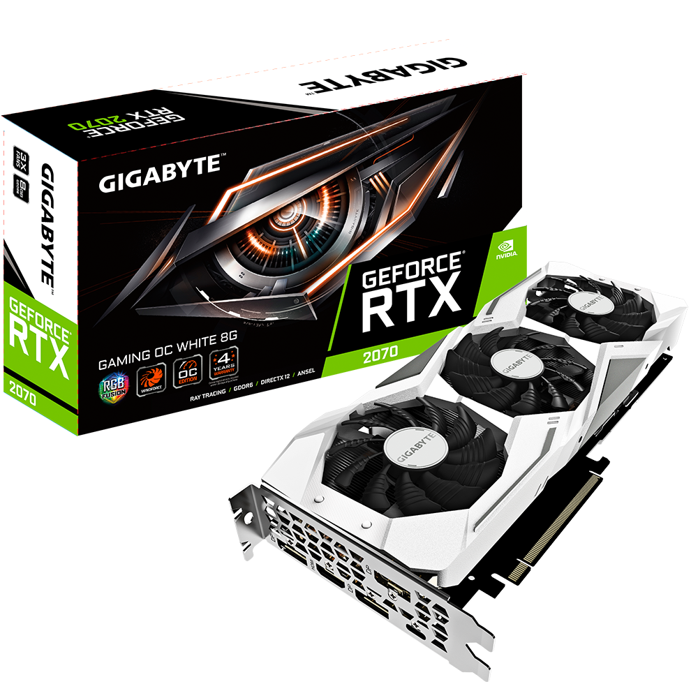 GeForce RTX 2070 GAMING OC WHITE 8G Key Features Graphics Card