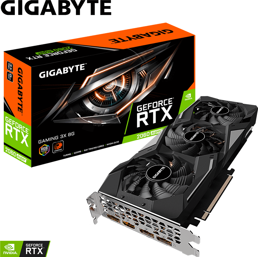 GeForce® RTX 2060 SUPER™ GAMING 3X 8G Graphics Card - GIGABYTE Global