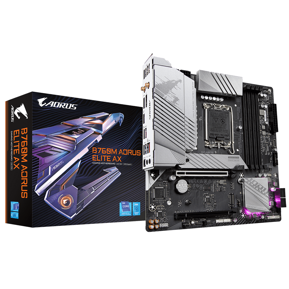 Gigabyte B760M DS3H AX DDR4 + Intel Core i5 13400 CPU Bundle