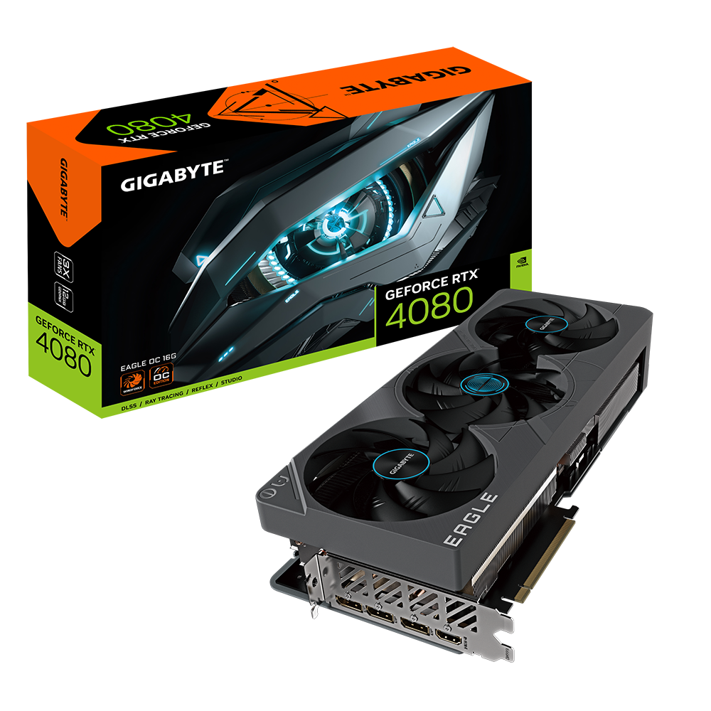 GIGABYTE AERO OC GeForce RTX 4080 16GB GDDR6X PCI Express 4.0 ATX Video  Card GV-N4080AERO OC-16GD 