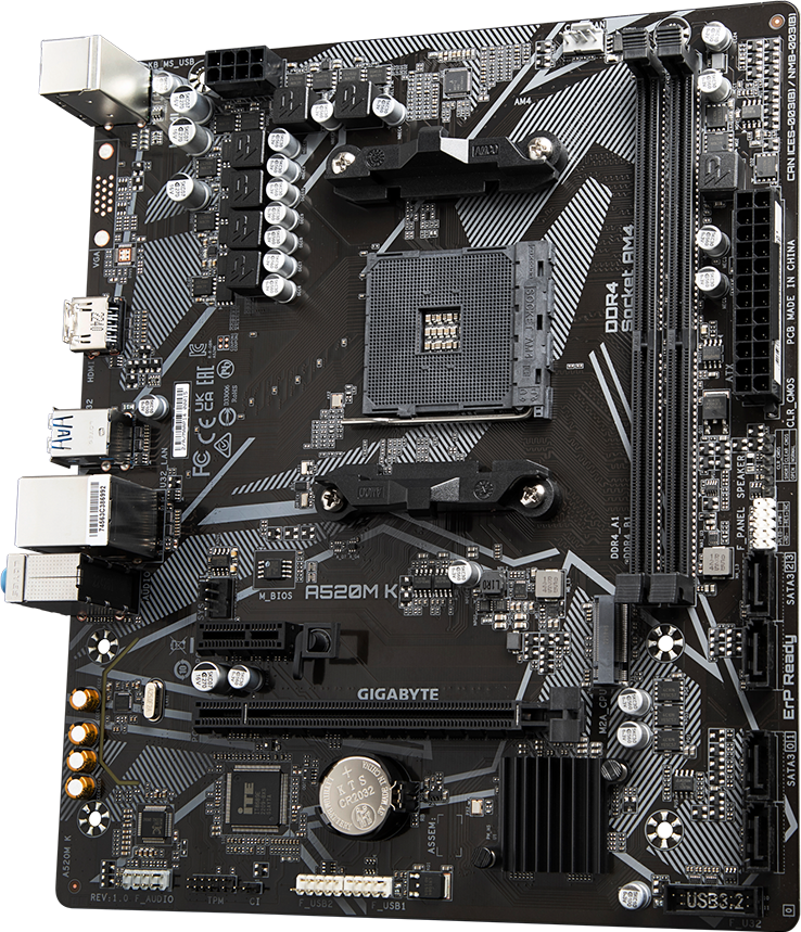 A520M K (Rev. 1.0) - GIGABYTE Global