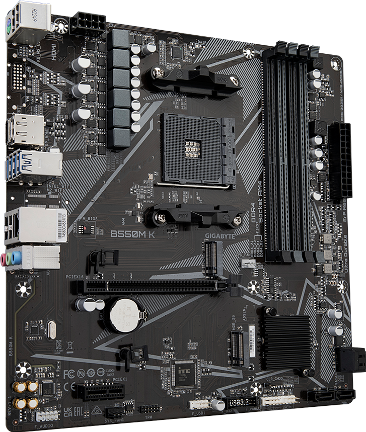 GIGABYTE B550M K マザーボード B550M K (Rev. 1.1) - GIGABYTE Global